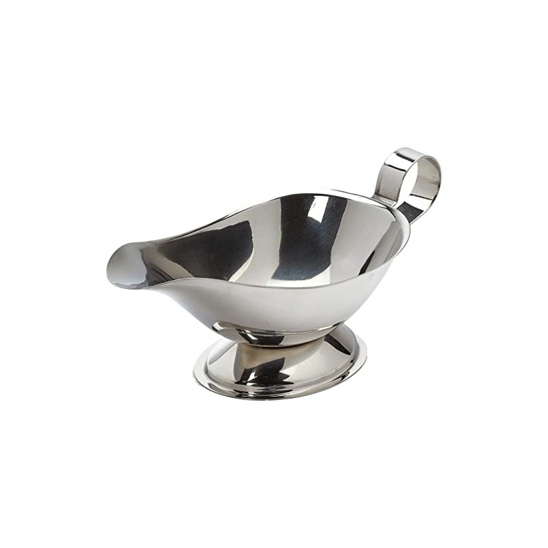 IBILI Gravy Boat, Stainless Steel Silver, 25 x 10 x
