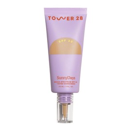 Tower 28 SunnyDays SPF 30 Tinted Sunscreen + Foundation - For Sensitive Skin - Mineral Sunscreen, Broad Spectrum UVA/UVB Sun Protection:_20 Mulholland