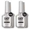 GAOY Crystal Glossy Gel Top and Base Coat Set, 16ml