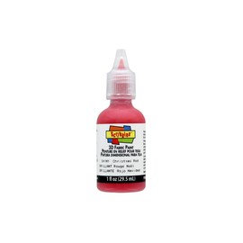 Duncan Crafts Scribbles Dimensional Fabric Paint 1 Oz. Bottle: Shiny Christmas Red