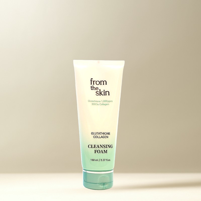 From the Skin Glutathione Collagen Cleansing Foam Makeup Remover 150ml