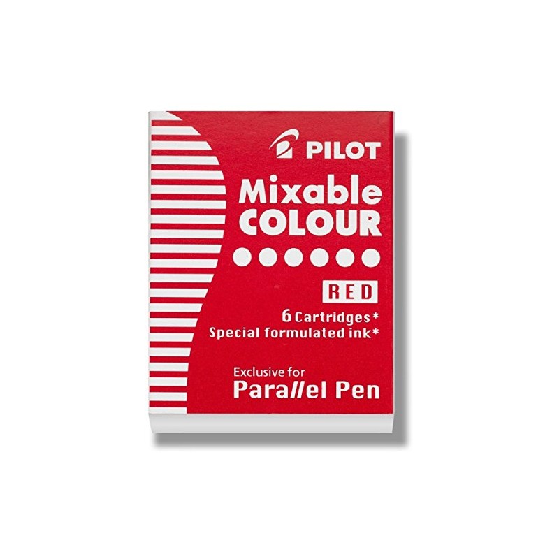 Pilot Pen Parallel Pen Calligraphy Pen Red Ink Refill, 77307