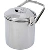 BasicNature Billy Can Stainless Steel Pot Silver 1.4 L