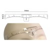 noved 10 Pzs Regla Flexible Adhesiva Diseño De Cejas