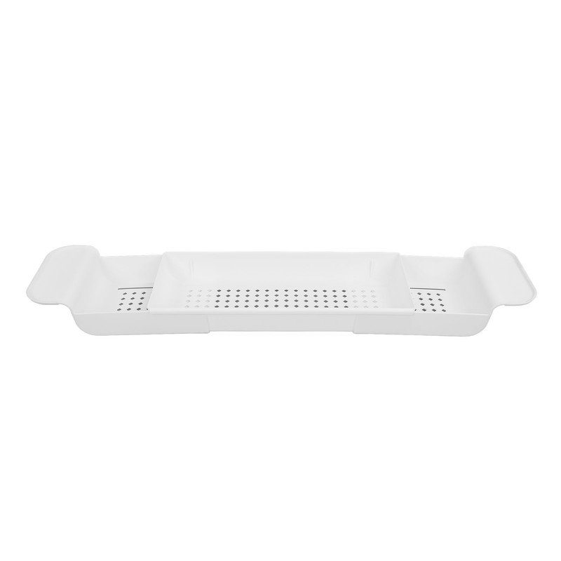 Expandable Bath Shelf Multi Function Storage Adjustable Bathtub Caddy Tray