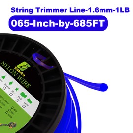 Viabrico Grass Strimmer Line Wire Cord, 200m x 1.6mm Heavy Duty Strimmer Wire, Nylon String Wire for Grass Strimmer Electric