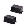 Heyiarbeit 2Pcs 2.75"x 1.77"x1.38" ABS Black Dustproof Electronic Junction Box