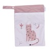 2pcs Hanging Diaper Bag Waterproof Double Pockets Zipper Closure Baby