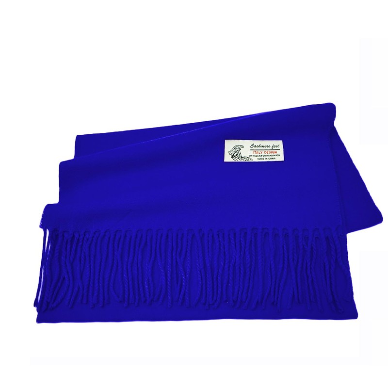 Glory Max - Bufanda unisex de invierno de color liso,