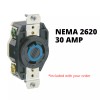Unbranded Drok Power Meter NEMA L6-30 (Complete Kit) 200-240v Voltmeter