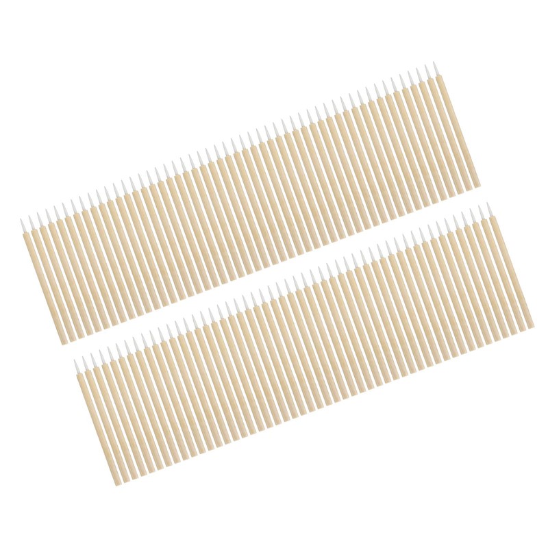 100pcs Eyeliner Brush Disposable Ultra Fine Point Eyeliner Applicator Cosmetic