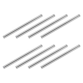 METALLIXITY Double Head Standoff Screws (12x204mm) 8pcs, Stainless Steel Advertising Screws Glass Acrylic Nail - for Glass Acrylic Display Bracket