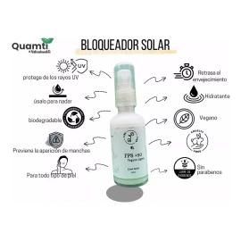 Quamti Bloqueador Solar Vegano +50