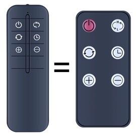 HZIME New Replacement Remote Control Compatible for Hunter Digital Ceramic Tower Heater HPQ15C-EA 72016 HPQ15F-E HPQ15C-EA-R