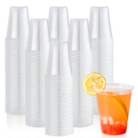 Lilymicky [450 Pack] 12oz Clear Plastic Cups, Cold Party Drinking Cups, Disposable Plastic Cups for Parties, Picnic, BBQ, Travel, & Events