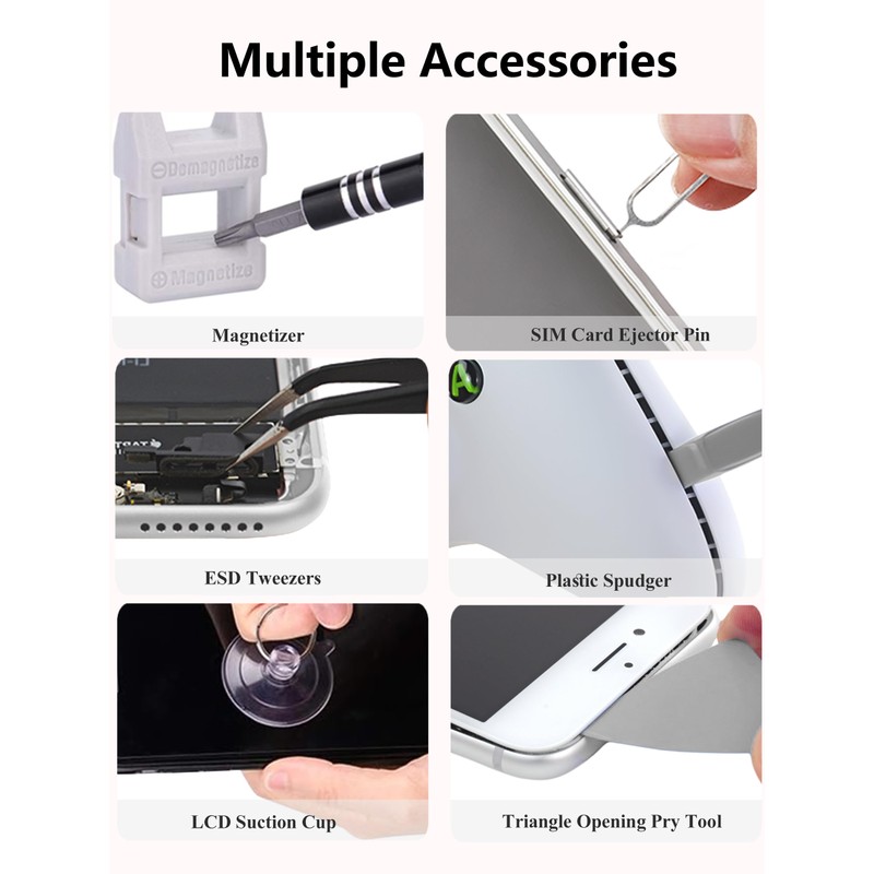 Bluvizo Electronics Precision Screwdriver Set: PC Repair Tool Kit 126