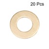 sourcing map 20Pcs 6.3mm x 12mm x 1.5mm Copper Flat