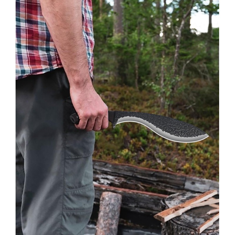 JXE JXO Machete, 14.5" Full Tang Machete for Cutting Trees