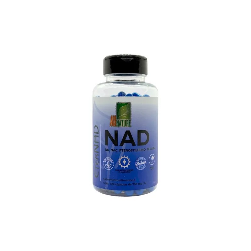 Allnature Eternad Nad 120caps 750mg C/u Sabor Sin Sabor