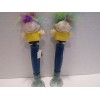 TERZETTI Set of 2 "Happy Eddie" Bobble Head Fat Ballpoint pen with Rubber Suction Base