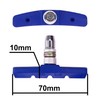 cyclingcolors 4 x Bicycle Brake Shoes 70 mm for V-Brake