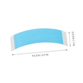 Healvian 23 Sheets Double Sided Wig Film Hairpiece Tape Lace Front Support Tape Double Back Tape Hair Wig Sticker Tape for Hair Extension Hair Styling Accessories Toupee Tape Sky-Blue Paper
