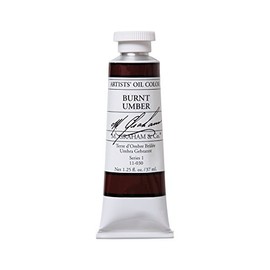 M. Graham Artist Oil Paint Burnt Umber 1.25oz/37ml Tube
