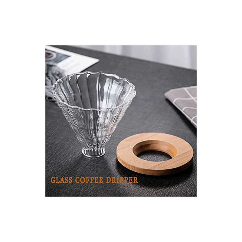 Cafetera de Vertido - Jarra de Vidrio de 20 OZ