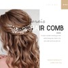 Gorais Peines de novia de cristal para el pelo de
