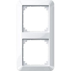 Merten 389219 1-M-frame, 2-gang, polar white glossy