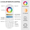 XXK LM091 4-Zone 2.4G RF Remote Control Compatible with RGBW