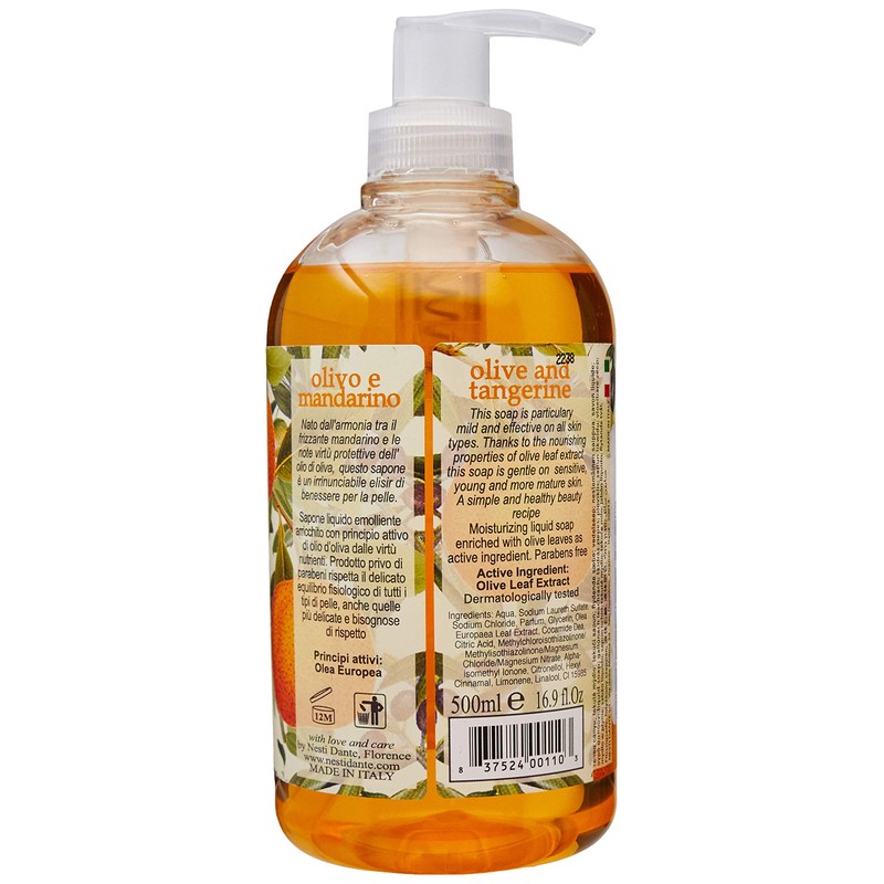 Nesti Dante Liquid Soap Il Frutteto Olive & Tangerine 500