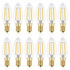 Hizashi Candelabra LED Light Bulbs 25 Watt, Dimmable Chandelier Light