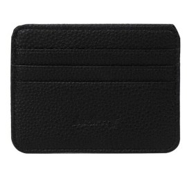 Unbranded Womens Ladies Genuine Leather Wallet Long Embossing Bifold Wallet Clutch Purse - Slim Black