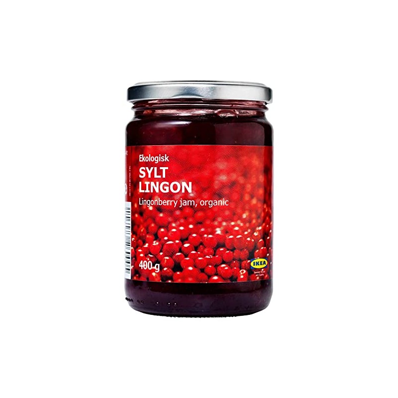 Sylt Lingon, Lingonberry preserves, Ikea Food, 14.1 oz jar -