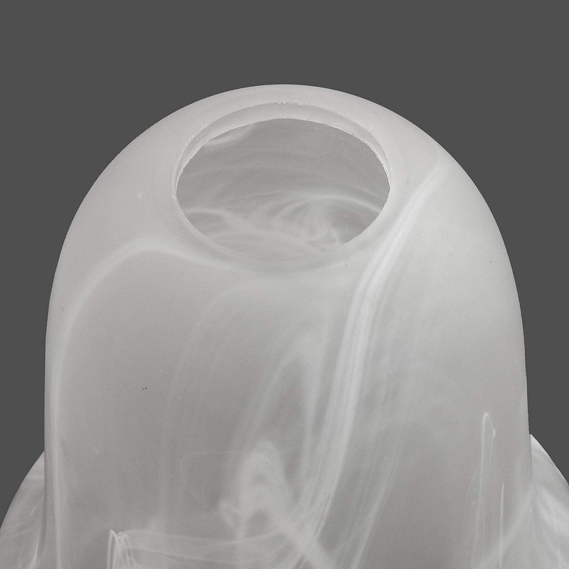 Eumyviv 3 Pack Bell Shaped Alabaster Glass Lamp Shade Replacement