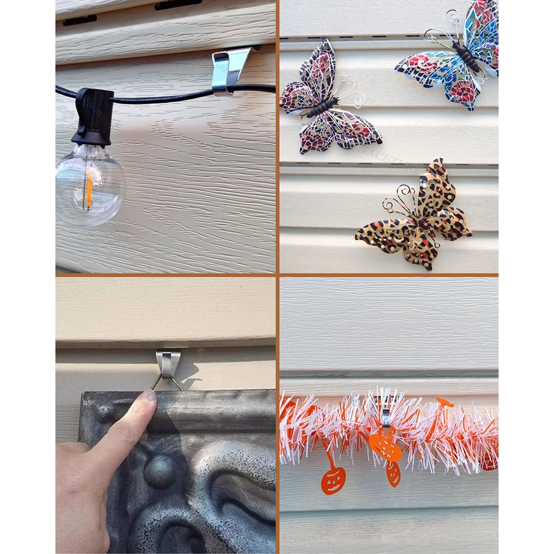 NACETURE Vinyl Siding Hooks (30 Pack) | Heavy Duty Patio