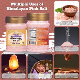 Rani Himalayan Pink Salt Powder (84 Essential Trace Minerals) 7oz (200g) PET Jar ~ All Natural | Vegan | Gluten Friendly | NON-GMO | Indian Origin