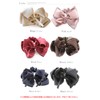 JewelVOX Hair Accessories, Scrunchy, Hair Elastic Ribbon, Grosgrain Stitching, Brown,