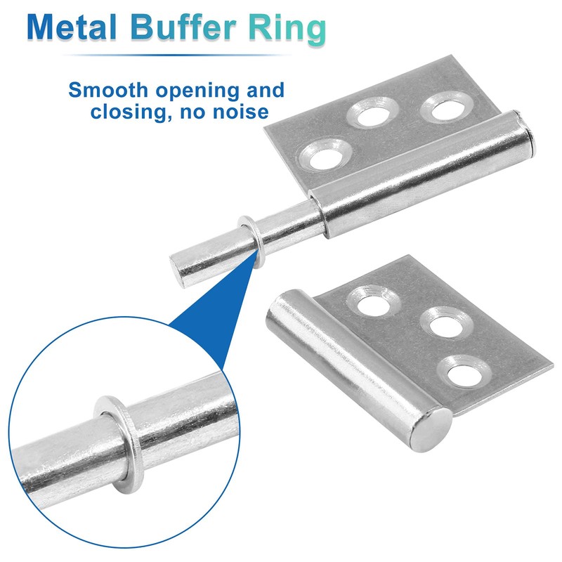 Bonsicoky 4Pcs 3 Inch Lift Off Hinges, 304 Stainless Steel