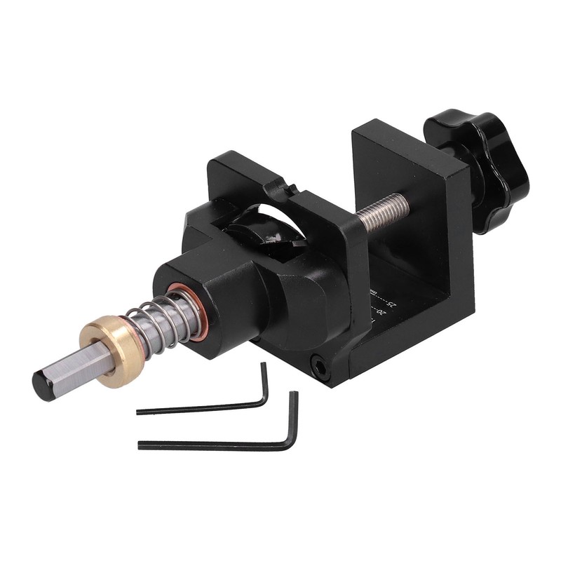 Hinge Hole Punch Locator Cabinet Hardware Drilling Guide Jig Woodworking