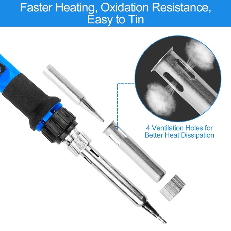 WinGluge 80 W Soldering Iron Set, Soldering Station with Temperature