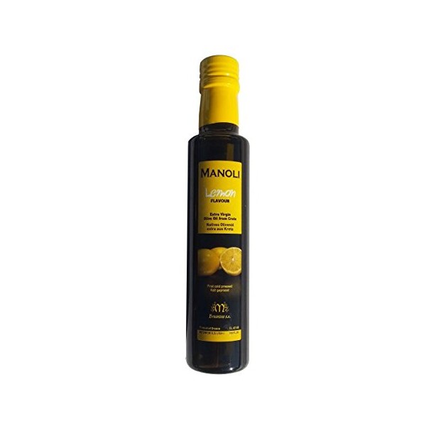 Lemon Olive Oil Greece MANOLI Crete 250 ml Lemon Olive