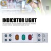 DIN Rail Indicator Light, Compact Red Yellow Green LED Indicator