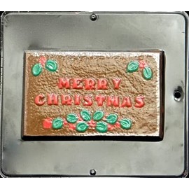 Candy Molds N More Merry Christmas Card Chocolate Candy Mold Christmas 2016