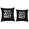 Dad's Bar and Grill Funny BBQ Father's Day Throw Pillow