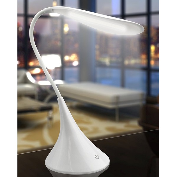 2 Pack - (Ship from USA) SWAN Light Flex-Neck Desk Lamp, i-Zoom, USB Cable & 3AA Batteries,Included/Item NO#E8FH4F854136906
