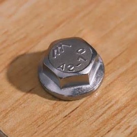 (6 Sets) M8-1.25 x 30mm Flanged Hex Bolt with Hex Nut and Flat Washers, Stainless Steel 304, Full Thread, Coarse Thread, 8mm Hexagon Bolts and Nuts Assortment by Glvaner