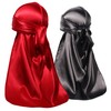 ForceWave 2 PCS Silky Satin Baby Durags for Boys Girls