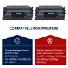 148X 148A Black High Yield Toner Cartridge Compatible Replacement for